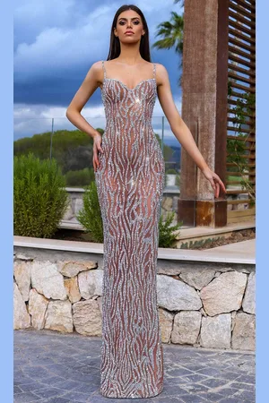 Chic And Holland AR330278 - Sleeveless Fitted Prom Gown