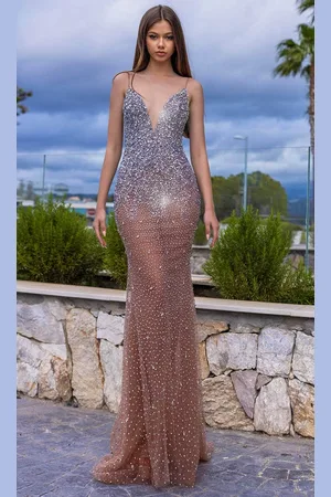 Chic And Holland AR330264 - Fitted Bodice Sleeveless Prom Gown
