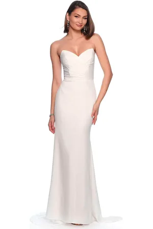 Dave & Johnny Bridal 11988 - Strapless Sheath Bridal Gown