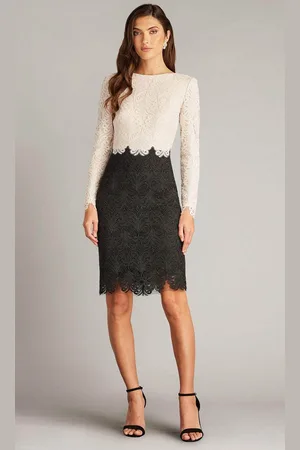 Tadashi Shoji CDY24354M - Knee Length Embroidered Dress