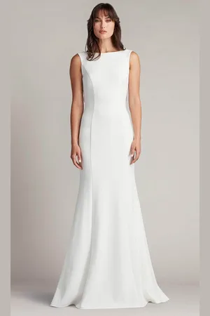 Tadashi Shoji BOS24104L - Beckwith Rosette Low Back Evening Gown