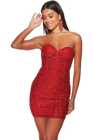 Alyce Paris 4814 - Sweetheart Floral Embroidered Cocktail Dress