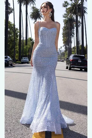 Portia and Scarlett PS25154 - Sequin Mermaid Prom Dress