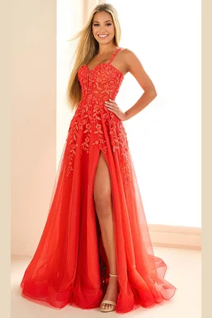 Ellie Wilde EW36046 - Sweetheart Sequin Appliqued Prom Dress
