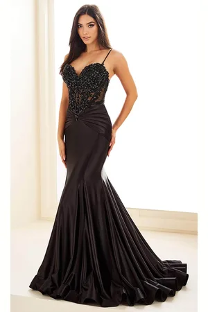 Ellie Wilde EW36004 - Beaded Lace Appliqued Sweetheart Prom Dress