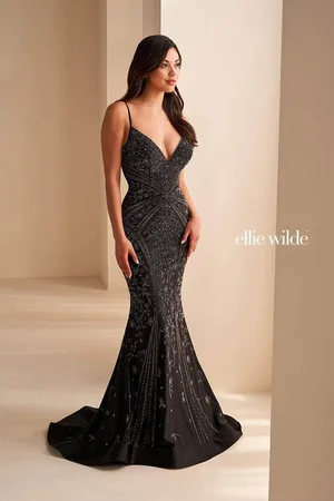 Ellie Wilde EW35002 - Bead Mermaid Evening Dress