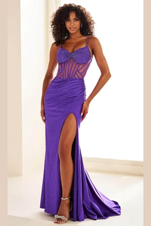 Ellie Wilde EW36070 - Scoop Back Jersey Prom Gown