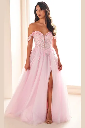 Ellie Wilde EW36214 - Plunging Sweetheart Strapless Prom Gown