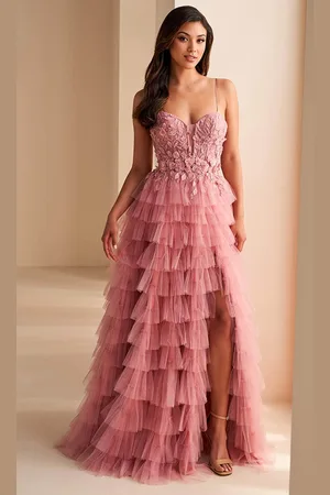 Ellie Wilde EW36223 - Sheer Corset Embellished Prom Gown