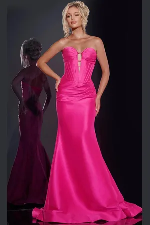JOVANI 43350 - Sweetheart Plunge Prom Dress