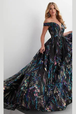 Panoply 14128 - Sequin Ornate Evening Ballgown