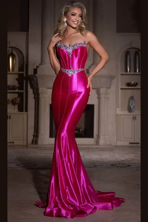 Portia and Scarlett PS25261 - Jewel Ornate Prom Dress