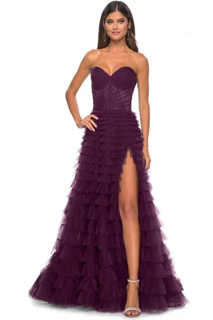 La Femme 32283 - Tiered A-Line Prom Dress