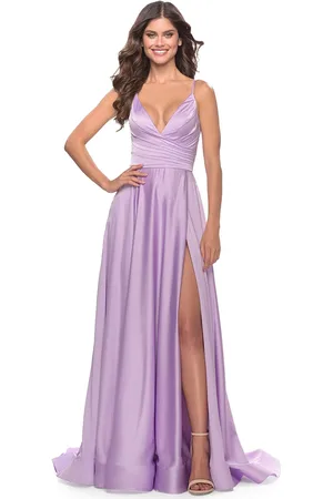 La Femme 31505 - Satin A-Line Prom Dress