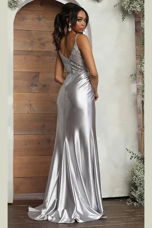 May Queen MQ2021 - Deep Sweetheart Bolero Prom Gown