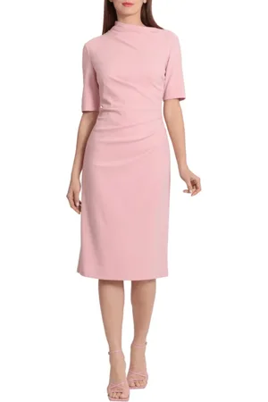 MAGGY G5230M - Pleated Waist Sheath Dress