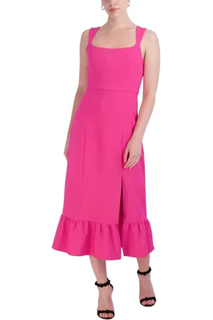 LAUNDRY HU05D09 - Ruffled Hem Long Dress