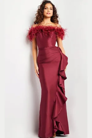 JOVANI 25786 - Draped Sheath Evening Dress