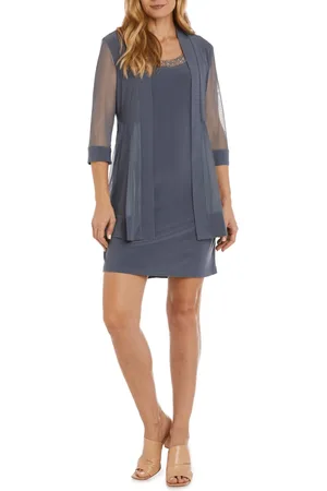 R & M Richards 8442 - Scoop Sheath Formal Dress