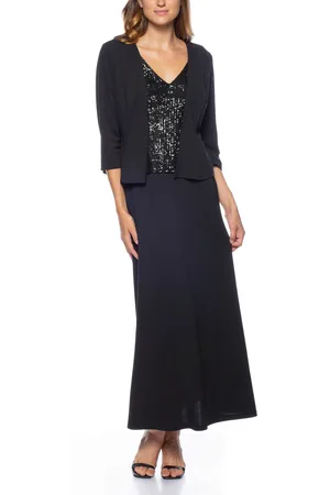 Marina 267988 - Sequin Bodice Dress with Jacket