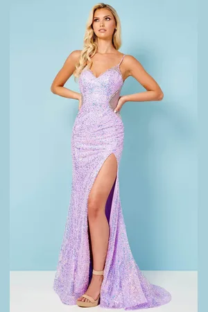 Rachel Allan 70426 - Sequined Long Pageant Gown