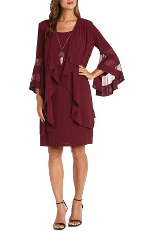R & M Richards 7994 - Bell Sleeve Two-Piece Cocktail Dress