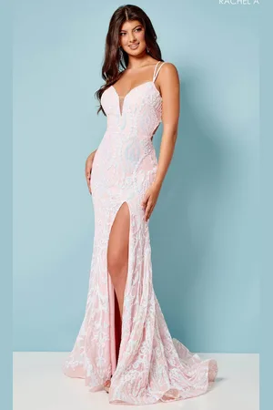 Rachel Allan 70279 - Sequin Lace Up Prom Dress
