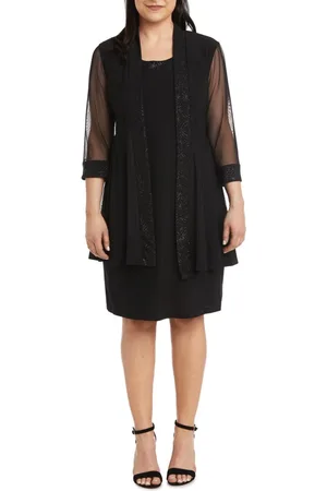 R & M Richards 8993 - Quarter Sleeve Jacket Dress