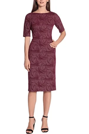 MAGGY GT158M - Fitted Jacquard Dress