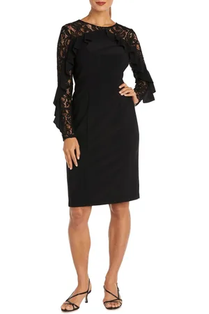 R & M Richards 2679 - Ruffle Accented Short Dress