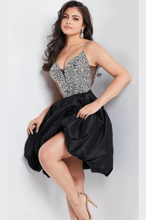 JOVANI 23561 - Embellished Bodice Homecoming Dress