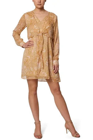 LAUNDRY HU07D78 - Tie Front Print Dress