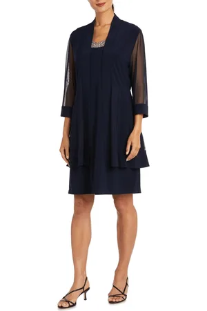 R & M Richards 8442 - Scoop Sheath Formal Dress