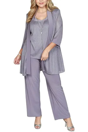 R & M Richards 1782W - Three Piece Mother of the Bride Pantsuit