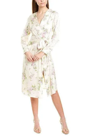 Sage Collective ST01W16 - Long Sleeve Printed Casual Dress