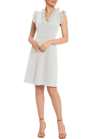 MAGGY G5197M - Ruffle Sleeve Sheath Short Dress