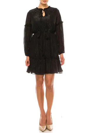 LAUNDRY HU05D90 - Long Sleeve Short Dress