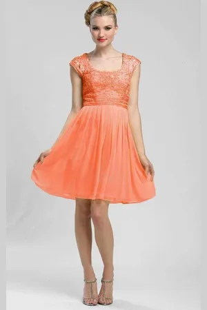 Sue Wong C3207 Cap Sleeve Soutache Detailed A-Line Dress