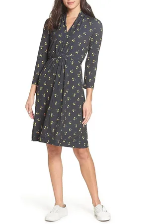 French Connection 71KIB - V-Neck Multi Print Casual Dress