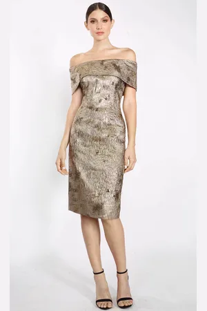Janique 3044 - Metallic Cocktail Dress