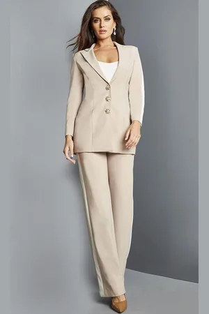 JOVANI 07110 - Two-Piece V-Neck Jumpsuit