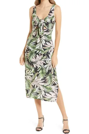 Sam Edelman 10F629 - V-Neck Tie Front Casual Dress
