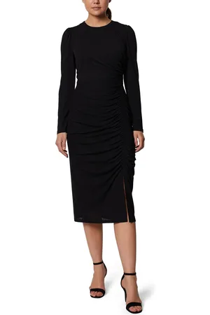 LAUNDRY HU07D04 - Long Sleeve Sheath Formal Dress