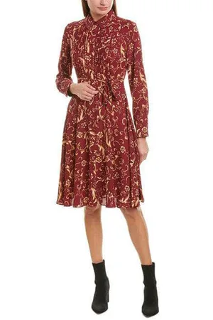 Nanette Lepore TM9F17120 - Long Sleeved Collared Shirtdress