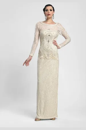 Sue Wong Illusion Embellished Dress W4134