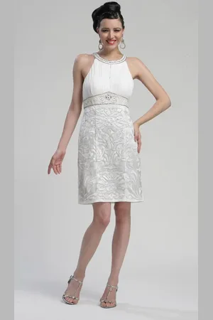 Sue Wong Ruched Halter Cocktail Dress N3109
