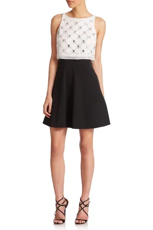 Aidan Mattox 54460920 Beaded Sleeveless Bateau A-Line Cocktail Dress