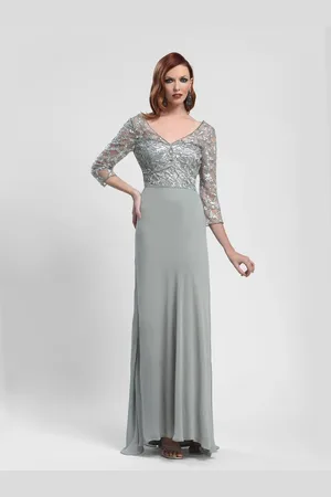 Sue Wong Sequined Long Gown W4103
