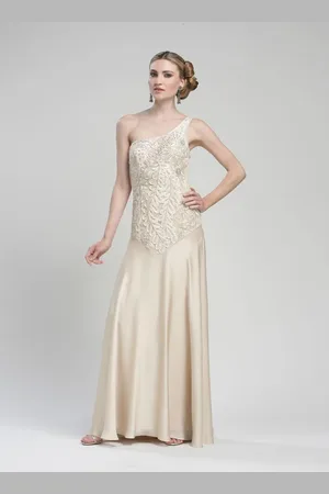 Sue Wong One Shoulder Long Gown W1411