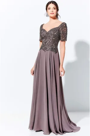 Ivonne D By Mon Cheri - 120D04 Beaded Long A-Line Dress